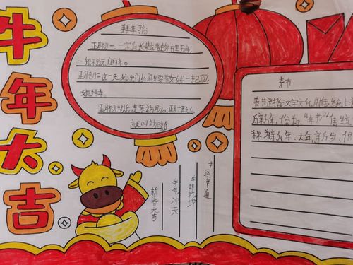 巧手绘新春—"迎新春"优秀手抄报赏析