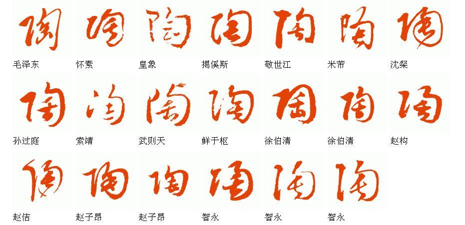 陶字草书怎么写好看