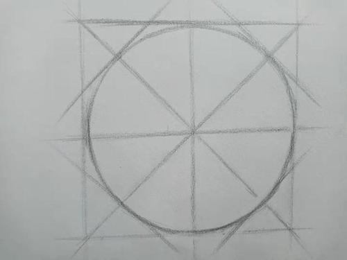 零基础素描圆的画法