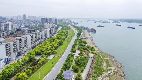 【荆山楚水铭记深情嘱托】总书记登船前深情回望荆江大堤