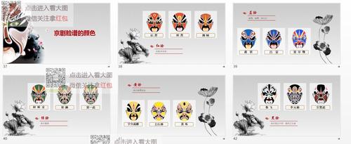 中小学京剧戏曲文化脸谱国粹简介科普知识主题班会中国风ppt课件