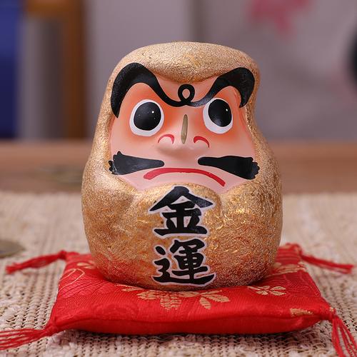 达摩日式摆件开运辟邪创意礼物办公桌饰品限量摆件