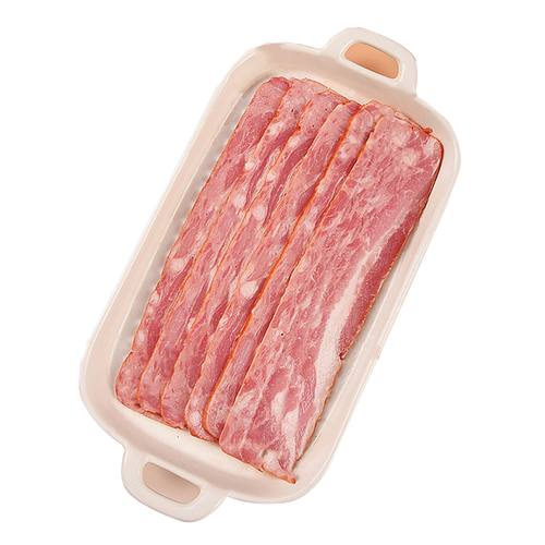 西式培根肉家用手抓饼配菜猪肉片