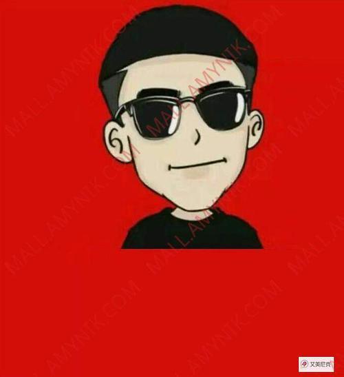 快手网红卡通头像男