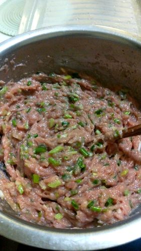 简单好吃的肉馅成品图