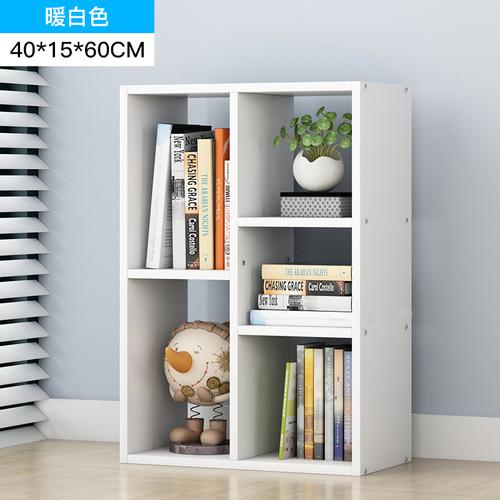 苏宁推荐多层书柜书架简约现代小书架落地简易多层置物架卧室组合学生
