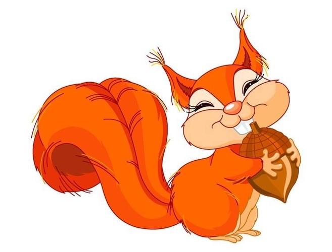 谁的尾巴就像一把伞,松鼠的尾巴就像一把伞.