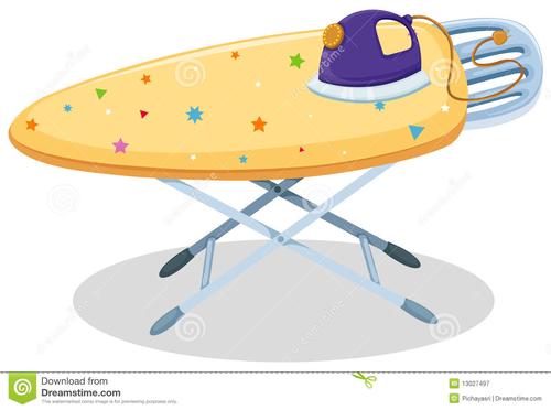 ironing board clipart