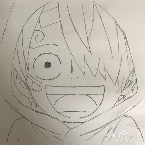 今日简笔画教程海贼王-山治