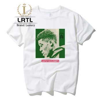 字母哥方头像-白 短袖 xxl