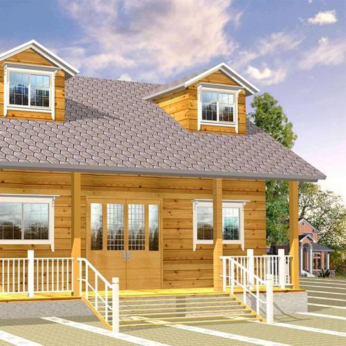 景观防腐木木屋 单层重型木屋 商丘防腐木木屋厂家