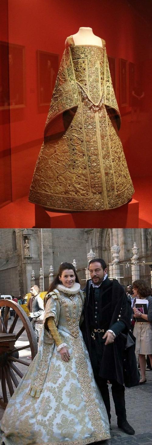 服装# 西班牙国王腓力二世最钟爱的女儿.