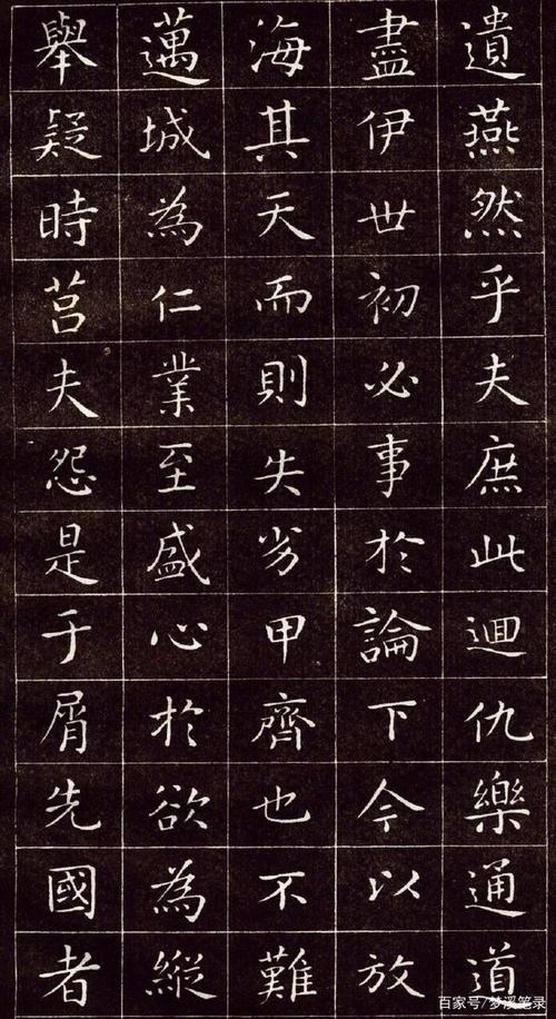 书法欣赏:王羲之小楷字帖,高清版本,收藏起来有空临帖