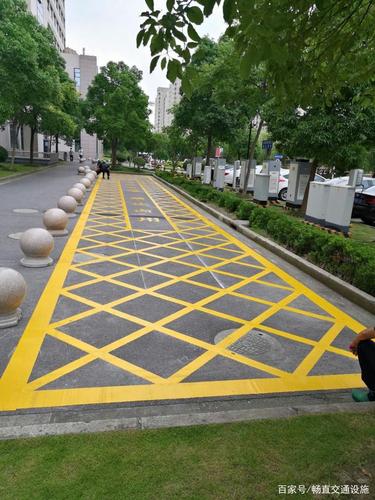 上海消防通道划线 消防车停车位划线