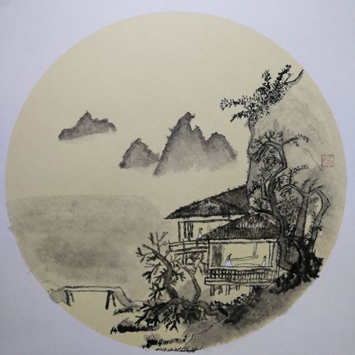 吾家洗砚池头树,朵朵花开淡墨痕.不要人夸颜色好,只留