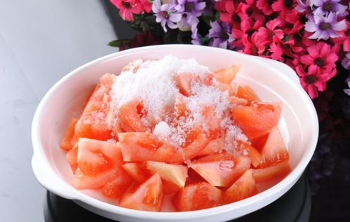 超美味凉拌西红柿美食