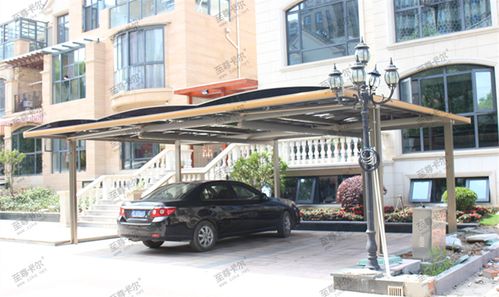 多款露天停车棚图片案列,帮您找到适合的停车棚款式