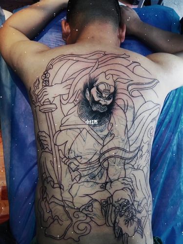 钟馗纹身_纹身_玄针刺青(金谷店)自由行热门攻略_刺青