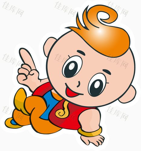 卡通可爱娃娃卡纸_卡通手绘_1085*1165px_编号6821493