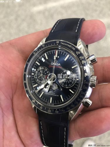 把月亮星辰戴在手上 入手欧米茄超霸蓝色月相至臻天文台表