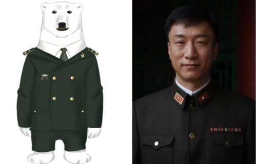 青岛海昌极地海洋世界动物成精了!身穿军装霸气