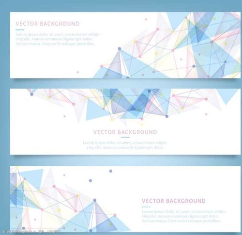 横幅背景模板矢量图 横幅背景 模板矢量图 banner 设计 ai格式素材