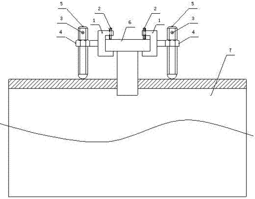 调节接管法兰不平度的工装的制作方法