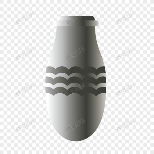 手绘陶瓷瓶子矢量元素元素素材png格式_设计素材免费下载_vrf高清图片