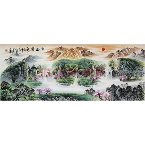 8米山水 马景新 《宝山富水》