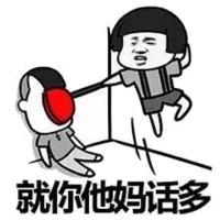 就你他妈话多