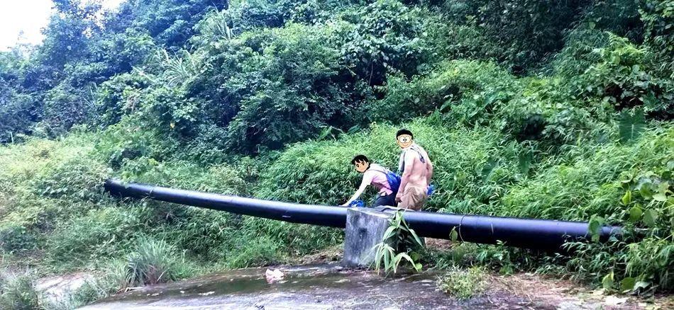 大沙派出所接到群众报警:有两名旅客因暴雨被困在开平市大沙镇榄坑