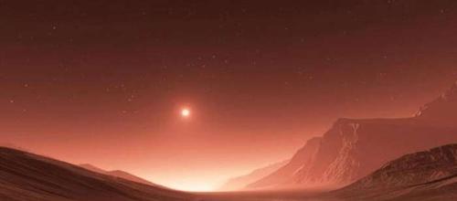 在白天,火星天空的颜色类似"奶油糖果"的颜色,也就是黄褐色.