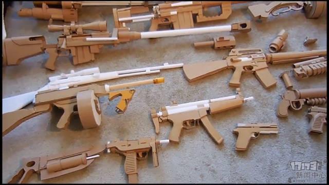 纸制98k栩栩如生! 国外达人晒labo版《绝地求生》枪械