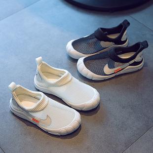 女童2022新款儿童网鞋夏季透气网面运动鞋男童单网镂空宝宝aj童鞋