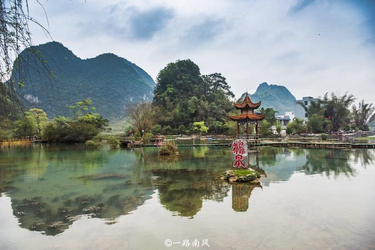广西百色隐藏"神仙"景区,随意漫步,每个角度都像水墨画!