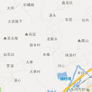 温州市苍南县行政地图