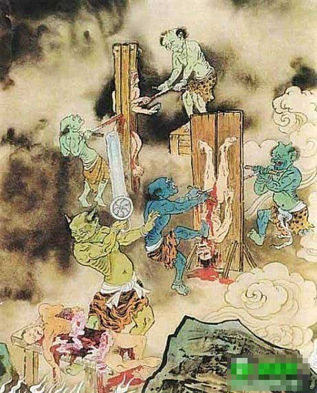 糟踏五谷,贼人小偷,贪官污吏,欺压百姓之人死后将打入石磨地狱.