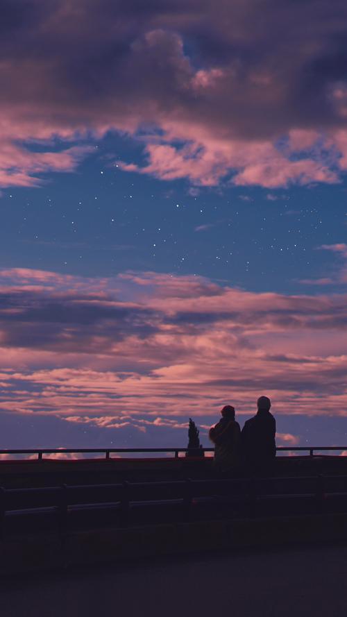 唯美浪漫月色摄影高清手机壁纸图片