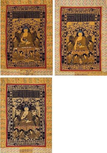 乾隆御制缂丝唐卡——《原始七佛》鉴赏