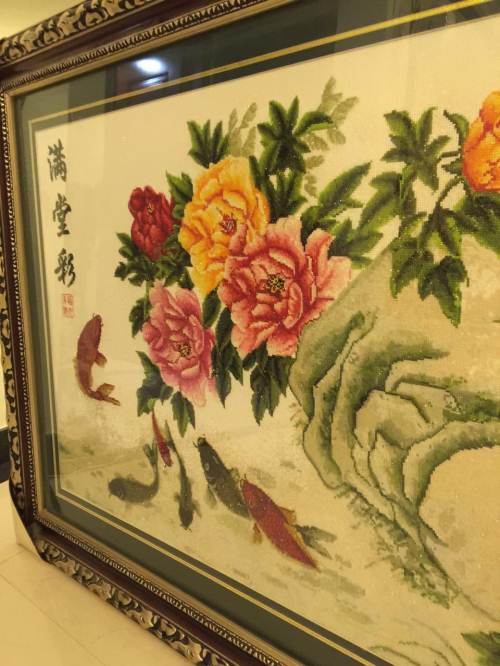 全新精美十字绣满堂彩
