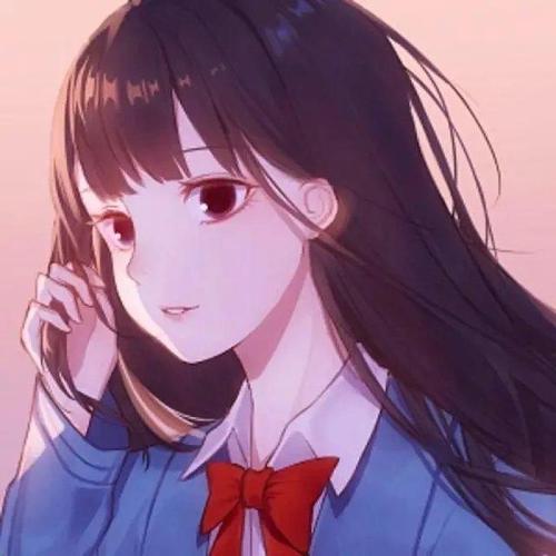 蓝色系好看的动漫女生头像,少女漫画头像,这么多不来