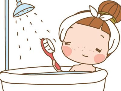 4.不要用太热的水洗澡