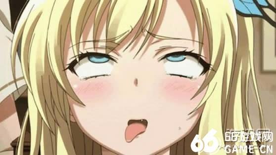 其实这是日本二次元动漫中经常出现的表情「アヘ颜」