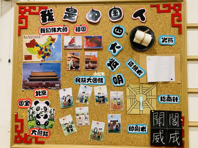 主题墙:我是中国人_绘画_生活记录_接地气生活