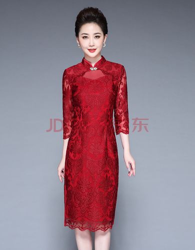 婚礼服妈妈装春夏季结婚喜婆婆穿的衣服 2021春新款婚礼妈妈礼服高贵