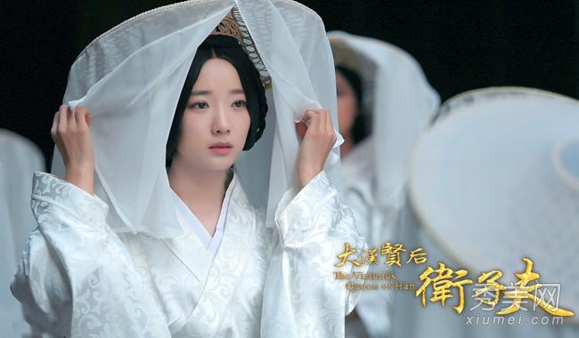 片方曝光了一组王珞丹饰演的卫子夫新造型.