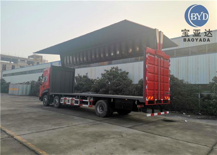 国六三轴9米6飞翼车东风9米6三桥飞翼车9米6展翼车翼展车