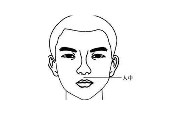 缓解腿抽筋 点按人中穴