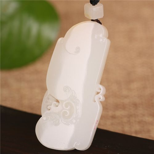 国家级玉雕大师【林光】精品和田羊脂玉格物至诚挂件18.0克