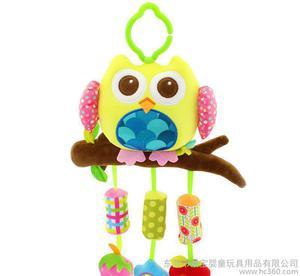 happy monkey 婴幼儿风铃挂件儿童益智安抚玩具婴儿毛绒玩具